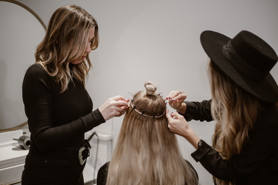 extensiones de pelo, tipos y opciones